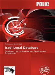 Iraqi Legal Database,6201645586,9786201645585