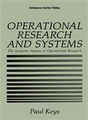 Operational Research and Systems The Systemic Nature of the Operational Research,1489906673,9781489906670