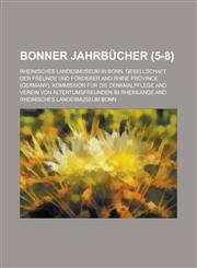 Bonner Jahrbucher (5-8 ),1234065320,9781234065324
