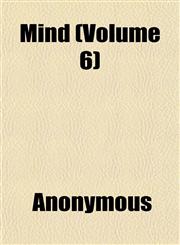 Mind (Volume 6),1152418823,9781152418820