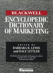 The Blackwell Encyclopedic Dictionary of Marketing,0631214852,9780631214854