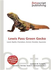 Lewis Pass Green Gecko,6135277545,9786135277548
