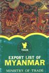 Export List of Myanmar - 1992