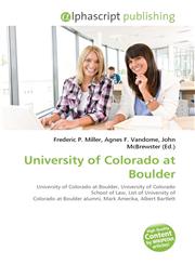 University of Colorado at Boulder,6130010052,9786130010058