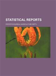Statistical reports,1236295412,9781236295415
