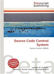 Source Code Control System,6134782300,9786134782302