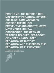 Educational Problems,1234252198,9781234252199