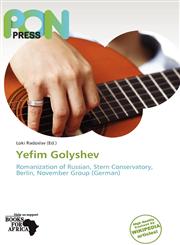 Yefim Golyshev,6201512837,9786201512832