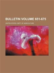 Bulletin Volume 651-675,1236440226,9781236440228