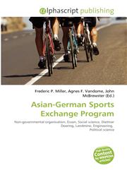 Asian-German Sports Exchange Program,6134184527,9786134184526