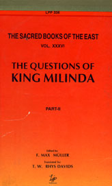The Questions of King Milinda Part 2 1st LPP Reprint,8175360364,9788175360365