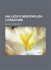 Halleck's New English Literature,1153625741,9781153625746