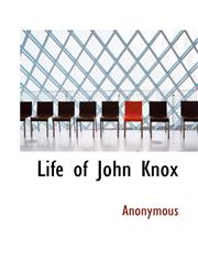 Life of  John Knox,1116547791,9781116547795