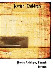 Jewish Children,1103530089,9781103530083