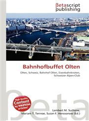 Bahnhofbuffet Olten,6134767573,9786134767576