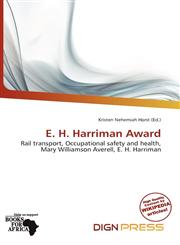 E. H. Harriman Award,6200465681,9786200465689