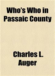 Who's Who in Passaic County,1153210088,9781153210089