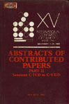 XV International Congress of Genetics December, 12-21, 1983 Abstracts of Contributed Papers Part II, Sessions C-IV D to C-VII D