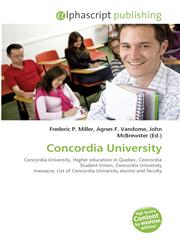 Concordia University,6130011563,9786130011567