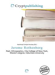Jerome Rothenberg,6135916033,9786135916034
