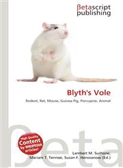 Blyth's Vole,6135373153,9786135373158