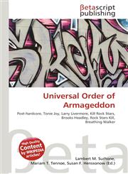Universal  Order  of Armageddon,6134850969,9786134850964