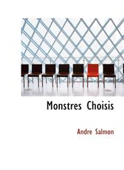 Monstres Choisis,1110876211,9781110876211
