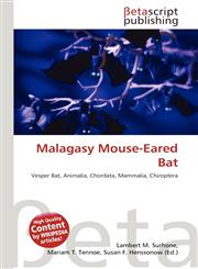 Malagasy Mouse-Eared Bat,6134492728,9786134492720