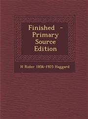 Finished  - Primary Source Edition,1295882973,9781295882977