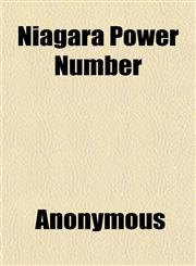 Niagara Power Number,1152148087,9781152148086