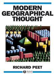 Modern Geographical Thought,1557863784,9781557863782