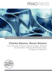 Charles Bowen, Baron Bowen,6136813130,9786136813134