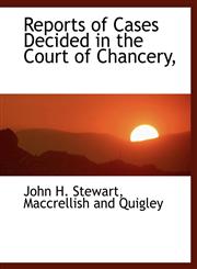 Reports of Cases Decided in the Court of Chancery,,1140435884,9781140435884
