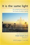 It is the Same Light The Enlightening wisdom of Sri Guru Granth Sahib,1479758469,9781479758463