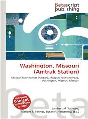 Washington, Missouri (Amtrak Station),6134779954,9786134779951