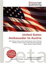 United States Ambassador to Austria,6134744182,9786134744188