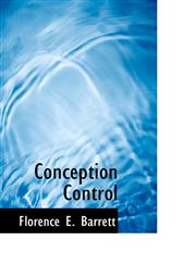Conception Control,1110836309,9781110836307