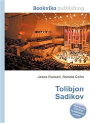 Tolibjon Sadikov,551209114X,9785512091142