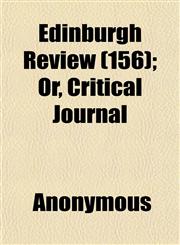 Edinburgh Review (156); Or, Critical Journal,1152641123,9781152641129