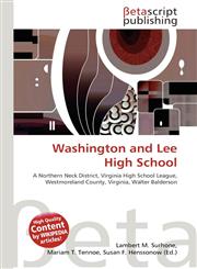 Washington and Lee High School,6134481467,9786134481465