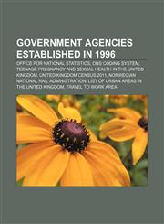 Government agencies established in 1996 Office for National Statistics, ONS coding system,1158036779,9781158036776