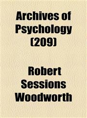 Archives of Psychology (209),1154615626,9781154615623