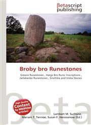 Broby bro Runestones,6136131854,9786136131856