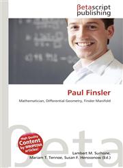 Paul Finsler,6134739715,9786134739719