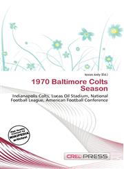 1970 Baltimore Colts Season,6135818457,9786135818451