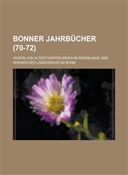 Bonner Jahrbucher (70-72),1153523981,9781153523981