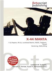 X-44 MANTA,6130533039,9786130533038