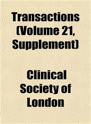 Transactions (Volume 21, Supplement),1155013492,9781155013497