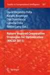 Nature Inspired Cooperative Strategies for Optimization (Nicso 2011),3642269915,9783642269912