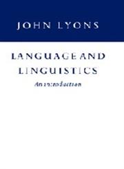 Language and Linguistics,0521297753,9780521297752